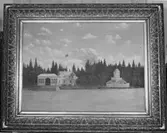 Oljemålning: Lantstället Granvik
