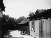 Trädgårdsgränd och Timmermansgränd omkring 1918.
