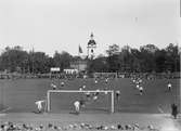 Fotboll på Strömvallen 1910.