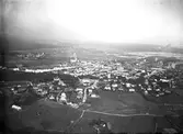 Flygfotografi över Gävle, 1911.
