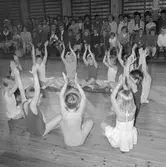 K.G.K. Kornäsverkensgymnastik avslutning. Maj 1966.