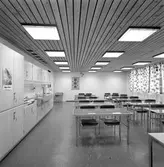 Nya församlingshuset i Bomhus, exteriör. Mars 1975