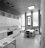 Nya församlingshuset i Bomhus, exteriör. Mars 1975