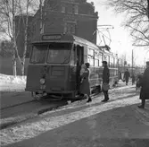 Spårvagnar. Gävlebilder äldre.