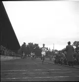 Nationella idrottstävlingar på Strömvallen.
Gävle år 1936.