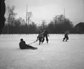 Gefle läroverks bandylag och Faluns samtliga situationer därifrån. 1938