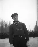 Bandyspelare Sven Abrahamsson,  Huge