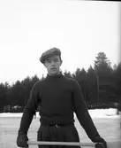 Erik Andersson högerback i bandy. Skutskär