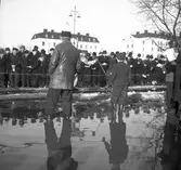 DM-stafett 3X1 mil och 50 km.
Arrangerat av GIF vid Kungsbäck. 12/2 1939