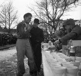 DM-stafett 3X1 mil och 50 km.
Arrangerat av GIF vid Kungsbäck. 12/2 1939