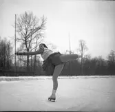 Konståkare, Britta Råhlén. Sverige