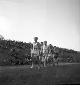 Storviks idrottsplats och tävlingar i idrottskursen. 1941