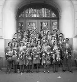 Läroverkets real. Första och andra dagen. 1941