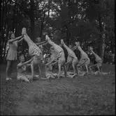 Socialdemokraternas friluftmöte vid Rettigs villa.
16/8 1942