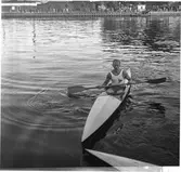 Kanotpaddling. 1942