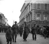 Hemvärnets femårs jubileum. 1945