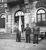 Hemvärnet femårs-jubileum. 1945