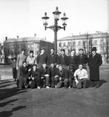 GIF:s Fotbollsträning på stora torget, våren 1942.