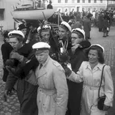 Studentexamen dag 1. 1945