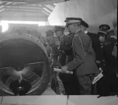 Utländsk militär och attachér på besök.