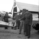 Utländsk militär och attachér på besök.