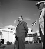 Bågskytte på utställningen. 1946

