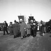 Första Maj och majblomsförsäljning. 1947