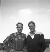 Kanotpaddling i Gävle 1946.