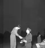 Internationella idrottstävlingar på Strömvallen. 1946
