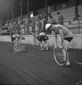 Cykeltävling på Strömvallen. 1943