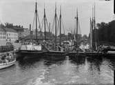Segelfartyg i Uppsala hamn, Kungsängen, Uppsala före 1933
