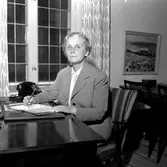 Landstinget och lasarettet.
Juni 1956.