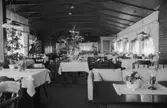 Fotodokumentation E4–livet utmed en riksväg. Restaurangen på motell Finnveden som öppnade år 1955 utmed riksväg E4 vid Tånnö söder om Värnamo.