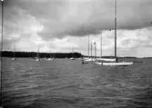Sandhamn 1930, segelbåtar.