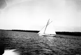 Segelbåt.