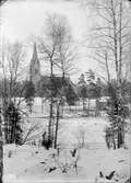 Boxholms kyrka i vinterskrud 1903.