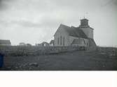 Vamlingbo kyrka på Gotland, sedd från koret, muromiven.