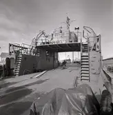 Ombord på vägfärjan Grim på varvet.