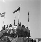 Den 18 april 1961. Gävle Varv. Stapelavlöpning av M/S 109









