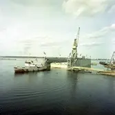 Den 21 april 1961. Gävle Varv. Regalskeppet 