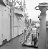 Den 27 november 1959. Gävle Varv. Båt från Ryssland.



