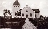 Äldre fotografi av Persnäs kyrka.