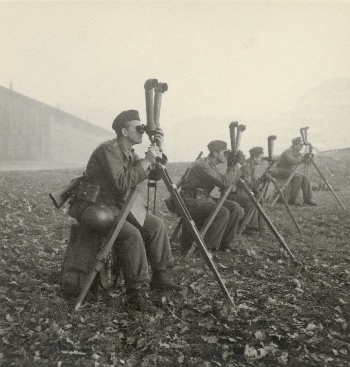 Lennart af Petersens, Training of observers, Svea artillery regiment A 1, spring 1947.