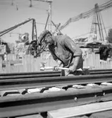 Järnvägsviadukten Nynäs.
