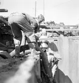 Järnvägsviadukten Nynäs.
