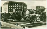 Trollhättan, Karl-Johans torg och Stadshotellet