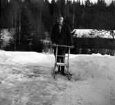 Göran Magnusson, bor ensam i Poptorp, har 8 km till närmsta granne.