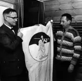 Fr v: kapten Reinhold Sundström, Vägsjöfors. Folke Henriksson, Röjdåfors.