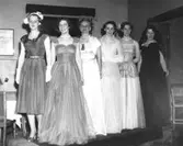 Fr v: oidentifierad, Britt-Lis Röhr, Anna-Lisa Lundin, Gunnel Boman, Margareta Svensson, oidentifierad.