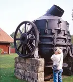 Bessemerkonvert med kugghjul i Högbo bruk